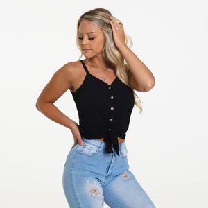 NVGTN/Navi Black Tie It Up Tank